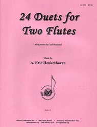 24 Duets for Two Flutes Flute Duet cover